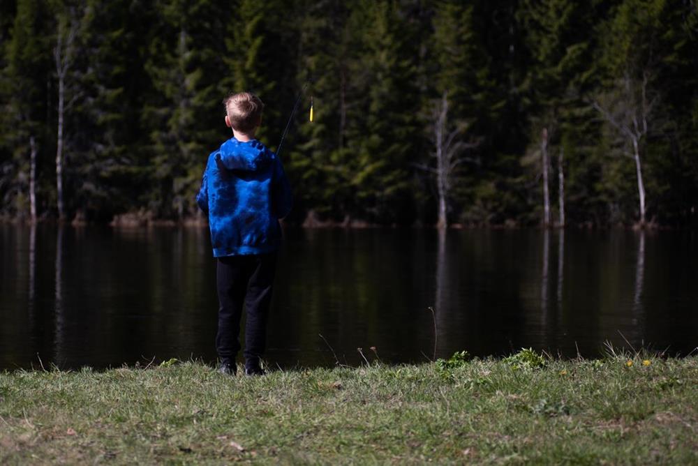 Idyll ved Raudsstrømmen - Klikk for stort bilde